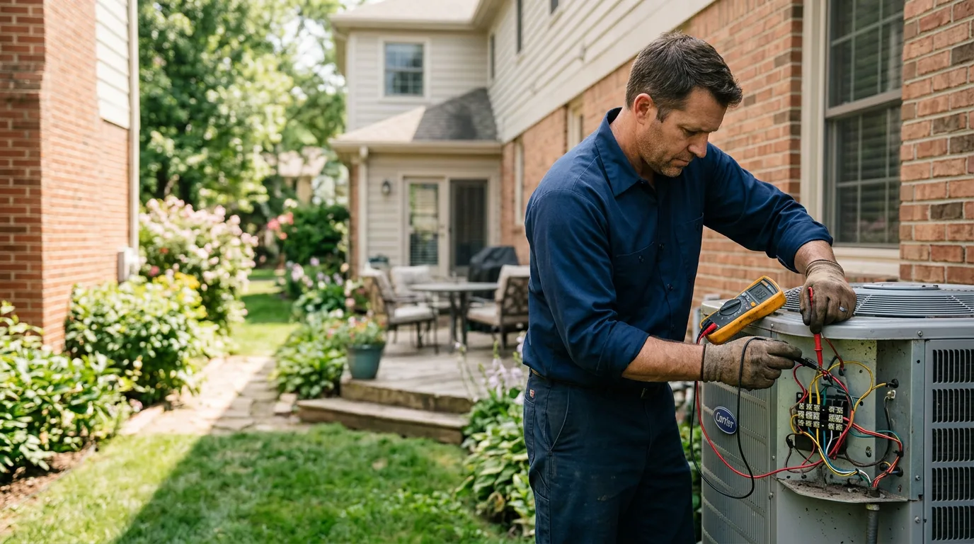 HVAC technician working near Alton, IL